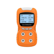 LCD 4 in 1 Toxic Gas Alarm Detector CO O2 H2S Oxygen Monitor Gas Analyzer Meter USB Rechargeable Digital Gas Detector